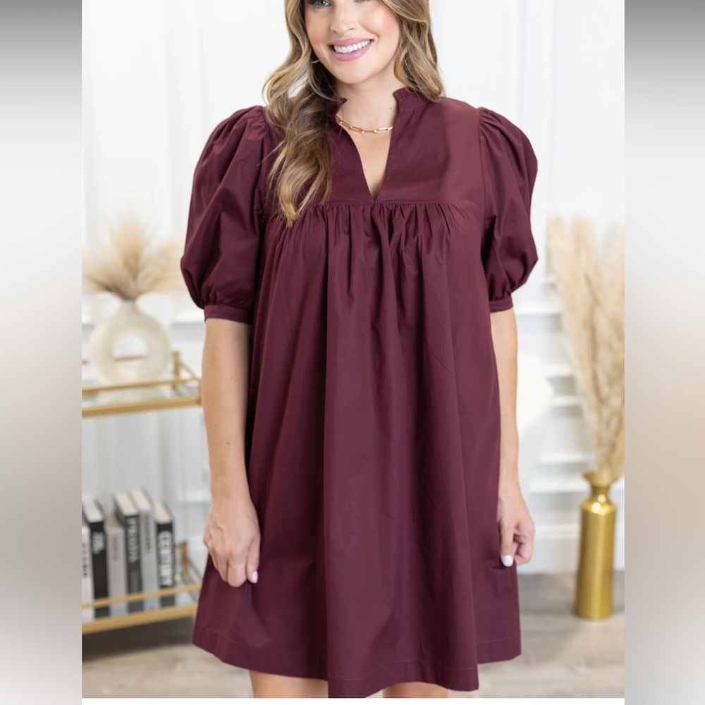 Sugar lips maroon /burgundy dress NWT